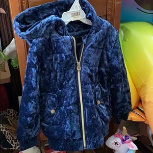 Velvet Hooded Bomber Jacket!